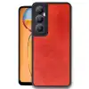 Realme C65 Kılıf Aras Deri Kapak - Kırmızı