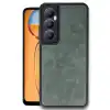 Realme C65 Kılıf Aras Deri Kapak - Koyu Yeşil