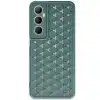 Realme C65 Kılıf Petek Silikon Kapak - Koyu Yeşil