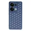 Realme C65 Kılıf Petek Silikon Kapak - Lacivert