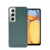Realme C65 Kılıf Petro Silikon - Koyu Yeşil
