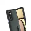 Realme C65 Sara Kartvizitli Deri Kılıf - Yeşil