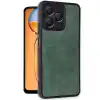 Realme Note 50 4g Kılıf Aras Deri Kapak - Koyu Yeşil