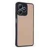 Realme Note 50 4g Kılıf Aras Deri Kapak - Pudra