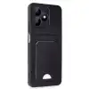 Realme Note 50 4g Kılıf Kelvin Kartvizitli Silikon - Siyah