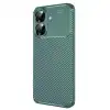 Realme Note 60 Kılıf Auto Focus Karbon Kapak - Koyu Yeşil