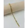 Renk  Pirinç Cm Bileklik 17+2 Cm  - Kbl0485