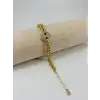 Renk  Pirinç Cm Bileklik 17+4 Cm  - Kbl0515