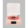 Retro Saatli Bluetooth Hoparlör – Gece Lambalı Kristal Ses Kalitesi Yeni Nesil
