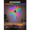 RGB Fireworks LED Duvar Aydınlatması Telefon Kontrollü Dekoratif Ortam Işığı