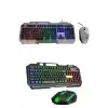 RGB Işıklı Gaming Oyuncu Klavye Q Klavye Mouse Hediyeli