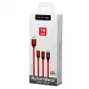 S51 Lightning Kablo İphone Uyumlu 1m 3a - Kırmızı