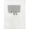 Sallantılı Altılı Küpe