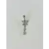 Sallantılı Çiçek Detaylı  Göbek Piercing