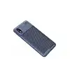 Samsung Galaxy A01 Core Kılıf Auto Focus Karbon Kapak - Lacivert