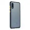 Samsung Galaxy A02 Kılıf Miami Şeffaf Silikon - Lacivert