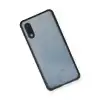 Samsung Galaxy A02 Kılıf Miami Şeffaf Silikon - Siyah