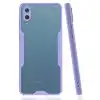 Samsung Galaxy A02 Kılıf Platin Silikon - Lila