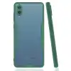 Samsung Galaxy A02 Kılıf Platin Silikon - Yeşil