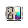 Samsung Galaxy A02 Kılıf Sofya Yüzüklü Silikon Kapak - Gold