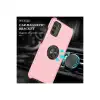 Samsung Galaxy A02s Kılıf Elit Yüzüklü Kapak - Pembe