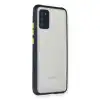 Samsung Galaxy A02s Kılıf Miami Şeffaf Silikon - Lacivert