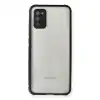 Samsung Galaxy A02s Kılıf Miami Şeffaf Silikon - Siyah