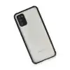 Samsung Galaxy A02s Kılıf Miami Şeffaf Silikon - Siyah