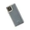 Samsung Galaxy A03 Kılıf Liva Lens Silikon - Beyaz