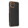 Samsung Galaxy A03 Kılıf Volet Silikon - Siyah