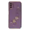 Samsung Galaxy A03s Kılıf Esila Silikon - Mor