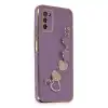 Samsung Galaxy A03s Kılıf Esila Silikon - Mor