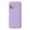 Samsung Galaxy A03s Kılıf Lansman Glass Kapak - Lila