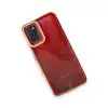 Samsung Galaxy A03s Kılıf Liva Lens Silikon - Rose