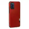Samsung Galaxy A03s Kılıf Loop Deri Silikon - Kırmızı