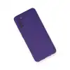 Samsung Galaxy A03s Kılıf Nano İçi Kadife Silikon - Mor