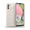 Samsung Galaxy A03s Kılıf Optimum Silikon - Krem