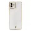 Samsung Galaxy A04 Kılıf Liva Lens Silikon - Beyaz