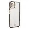Samsung Galaxy A04 Kılıf Liva Lens Silikon - Siyah