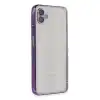 Samsung Galaxy A04 Kılıf Razer Lensli Silikon - Mor