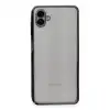 Samsung Galaxy A04 Kılıf Razer Lensli Silikon - Siyah