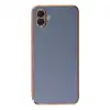 Samsung Galaxy A04 Kılıf Volet Silikon - Mavi