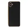 Samsung Galaxy A04 Kılıf Volet Silikon - Siyah