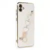 Samsung Galaxy A04e Kılıf Esila Silikon - Beyaz