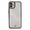 Samsung Galaxy A04e Kılıf Liva Lens Silikon - Siyah