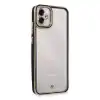 Samsung Galaxy A04e Kılıf Liva Lens Silikon - Siyah