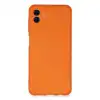 Samsung Galaxy A04e Kılıf Nano İçi Kadife Silikon - Turuncu