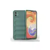 Samsung Galaxy A04e Kılıf Optimum Silikon - Koyu Yeşil