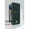 Samsung Galaxy A05 Kelvin Kartvizitli Silikon - Siyah