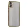 Samsung Galaxy A05 Kılıf Razer Lensli Silikon - Gold